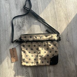 Bhrayna Beige Crossbody Bag